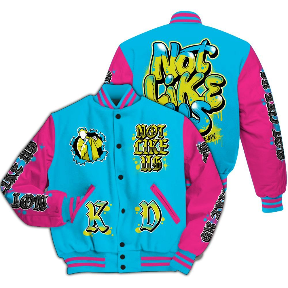 Varsity Jacket To Match Tokyo Nights Stewie 3s - None Like Us Graphic All Over Print