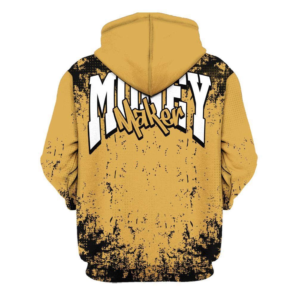 Hoodie To Match Low OG Rookie Of The Year 1s - Move In Silence Money Street Retro All Over Print