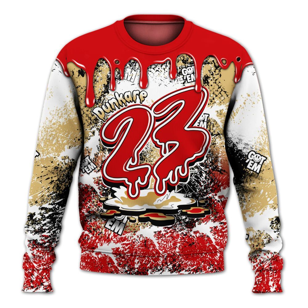 Sweatshirt To Match Ja 2 Halloween - Dripping 23 Drip All Over Print