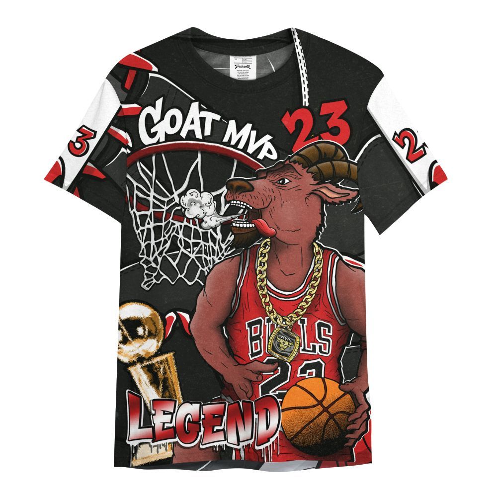 Shirt To Match Low Bred 11s - 23 Goat JD All Over Print
