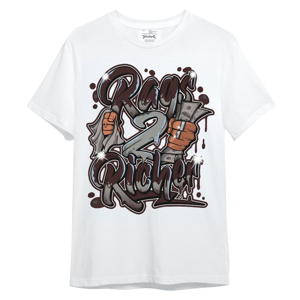 Shirt To Match Burgundy 5s - Rag 2 Rish Graphic Unisex Shirt