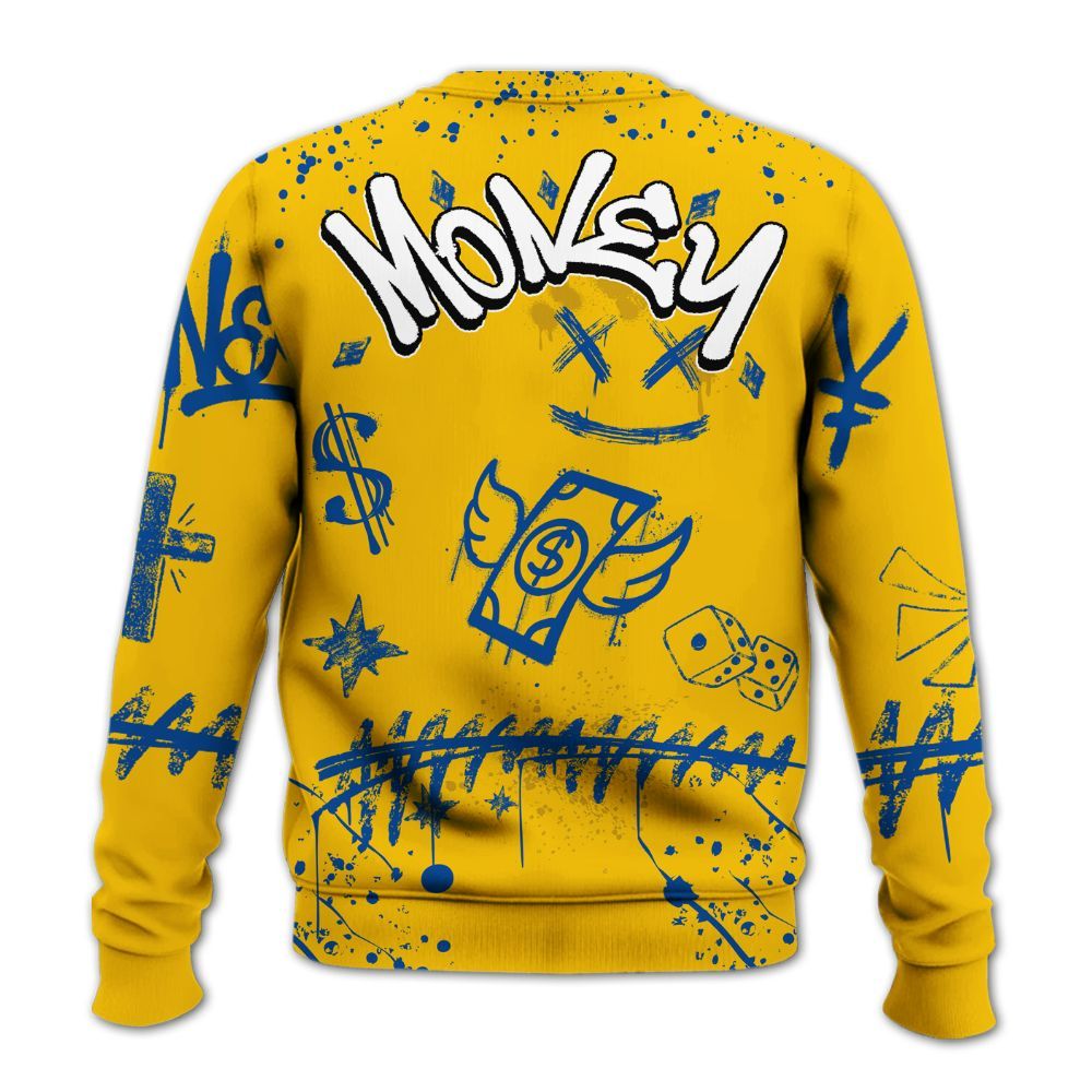 Sweatshirt To Match High Laney 1s - Everybody Paid In Full Crayon All Over Print