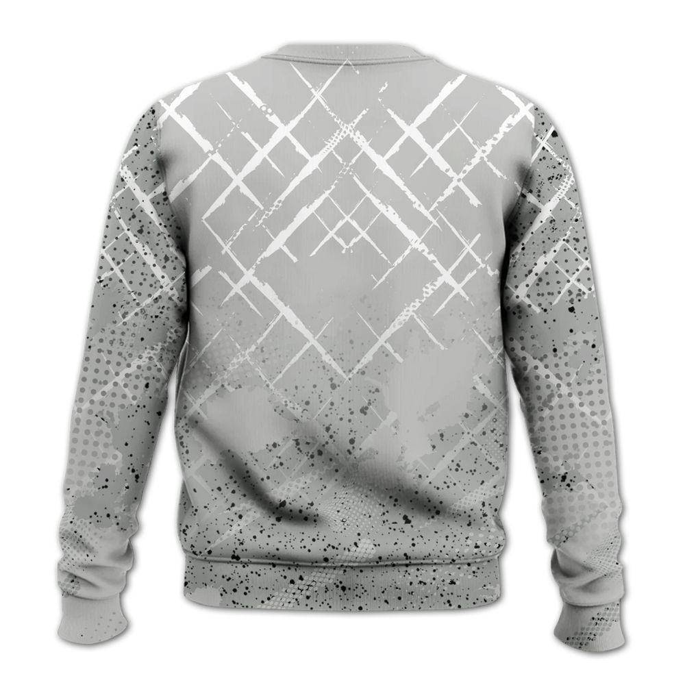 Sweatshirt To Match Retro White Oreo 4s - Halftone Stand Business Dripping All Over Print