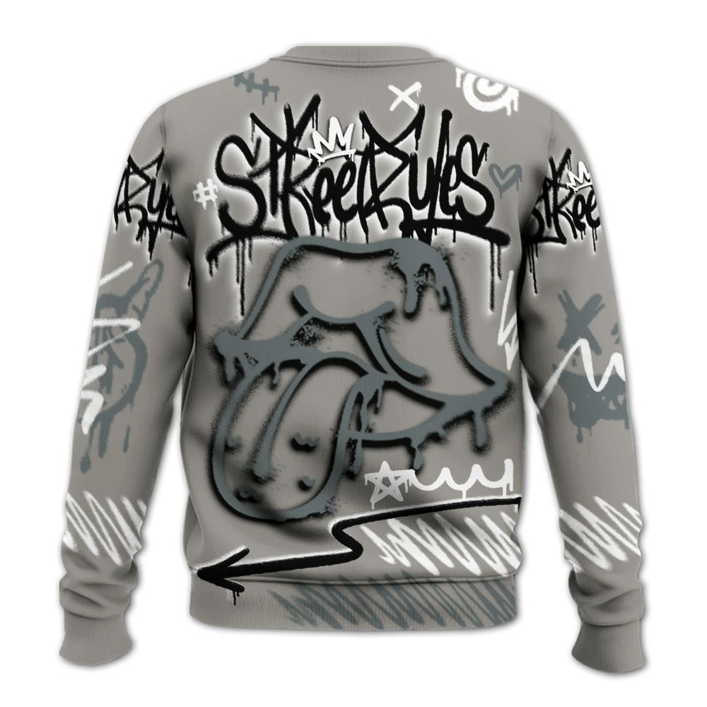 Sweatshirt To Match Cool Grey 9s - Break Rules Streetwear All Over Print