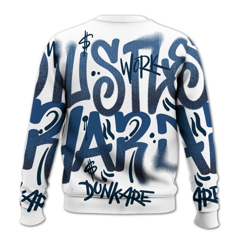 Sweatshirt To Match High OG Midnight Navy 1s - Angel Hustle Hard All Over Print