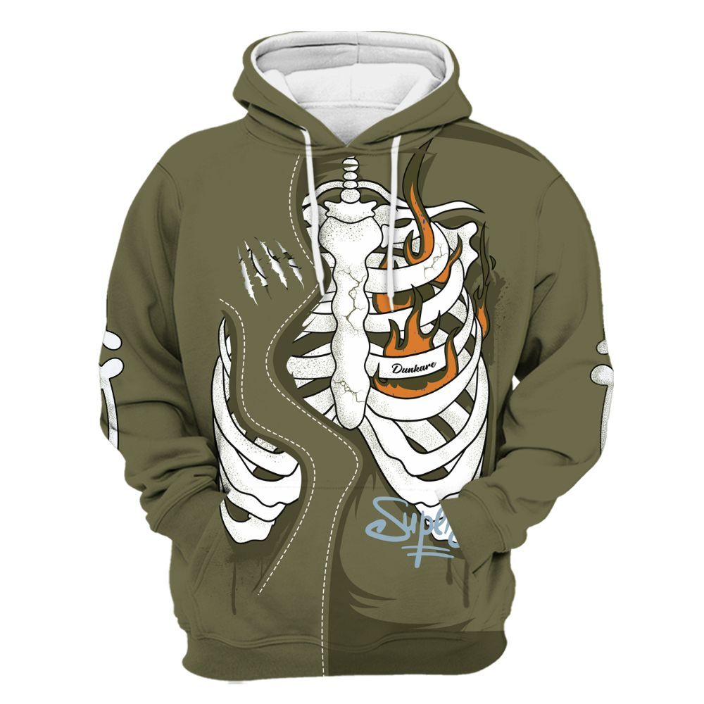 Hoodie To Match Olive 5s - It's The Kick For Me All Over Print