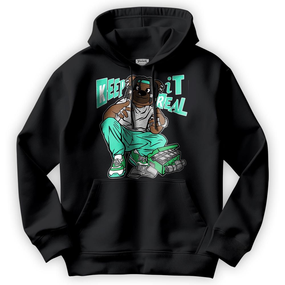 Sweatshirt To Match Black Green Glow 3s Hoodie - Keep_in Auth Bear Hoodie Unisex