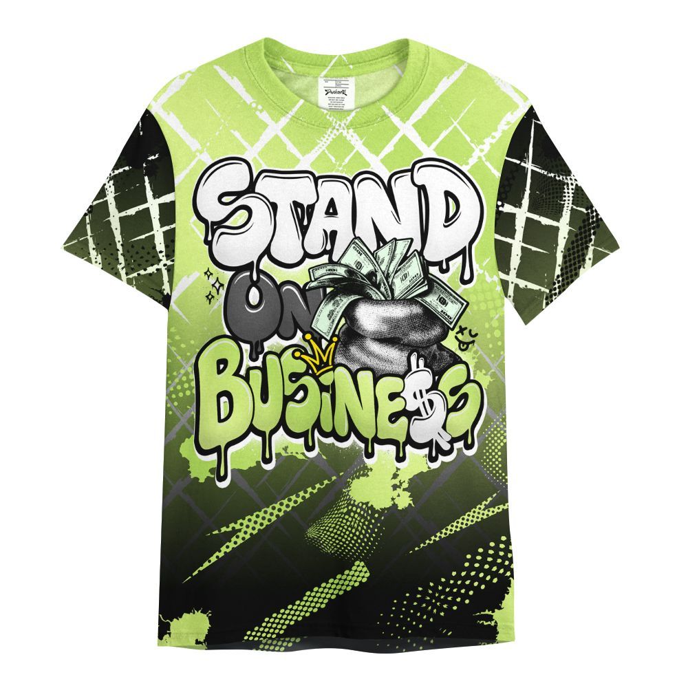Shirt To Match Air Max SNDR Volt - Halftone Stand Business Dripping All Over Print
