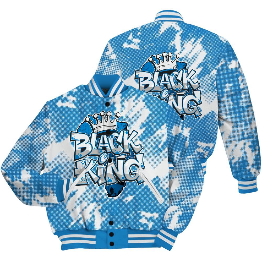 Varsity Jacket To Match Industrial Blue 4s Shirt - B-King Shirt Unisex Oufit All Over Print