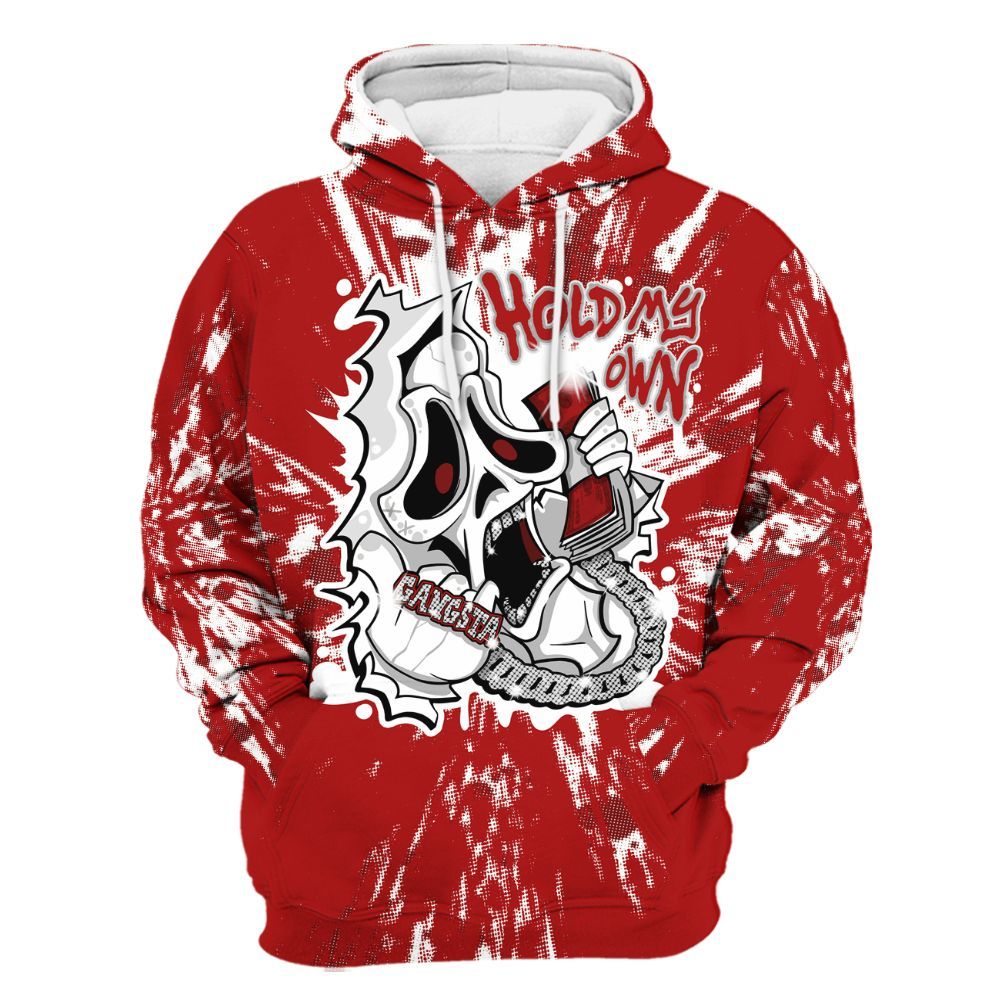 Hoodie To Match Red Taxi 12s - Hold My Own Graphic Halloween All Over Print