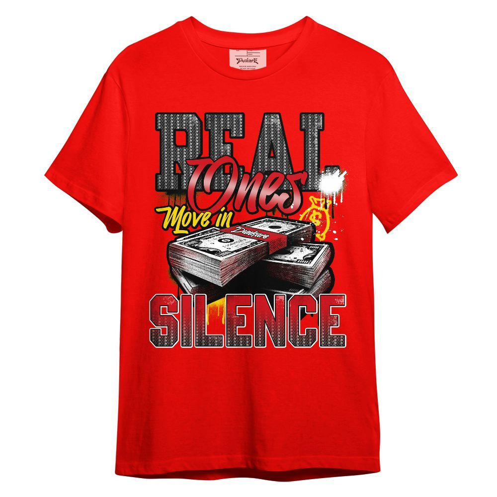 Shirt To Match Ferrari 14s - Move In Silence Money Graphic