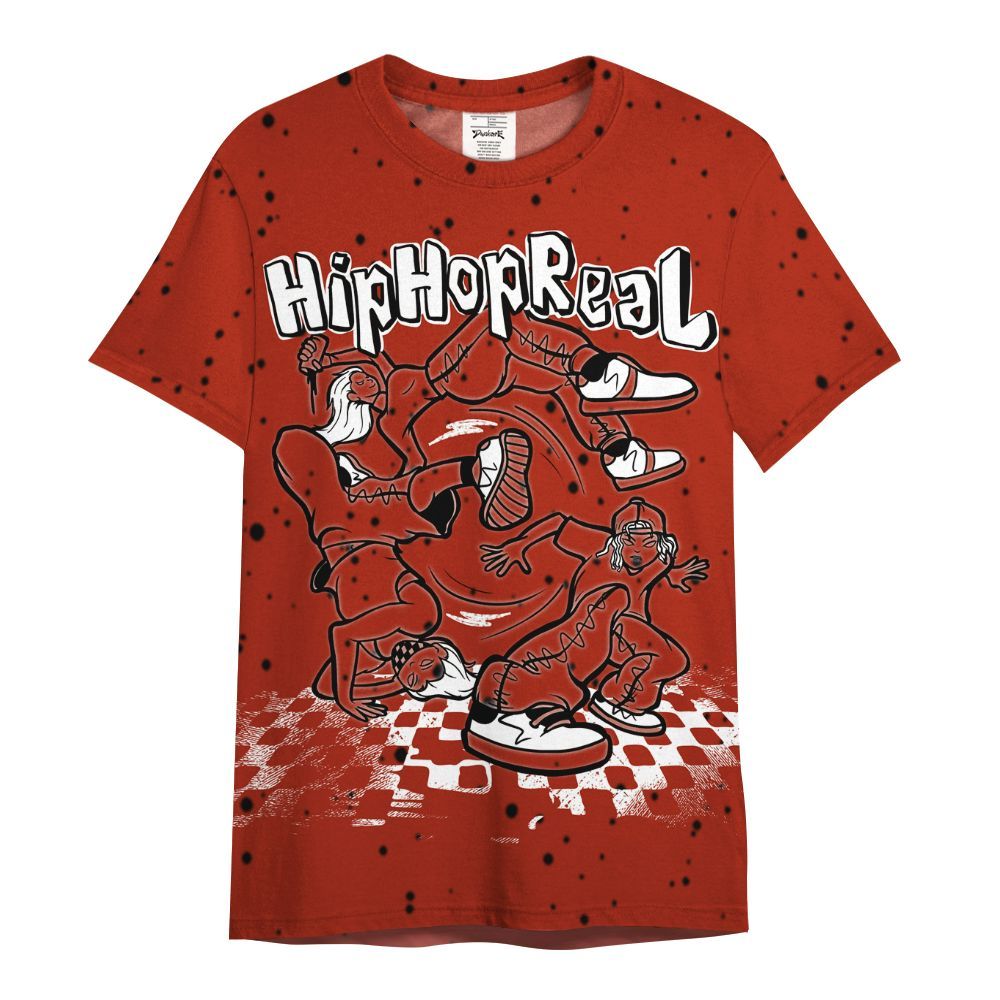 Shirt To Match Red Cement 4s - Feel Life Street Style All Over Print