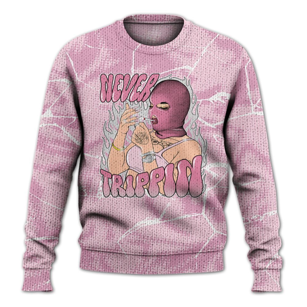 Knitted Sweater To Match Orchid 4s - Ne'er Trippin' Unique Crack