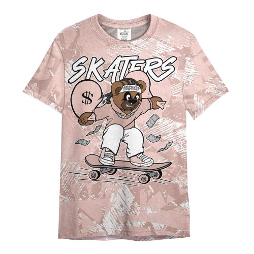 Shirt To Match Low Legend Pink 11s - Skaters Bear Abstract Graffiti Shirt Unisex
