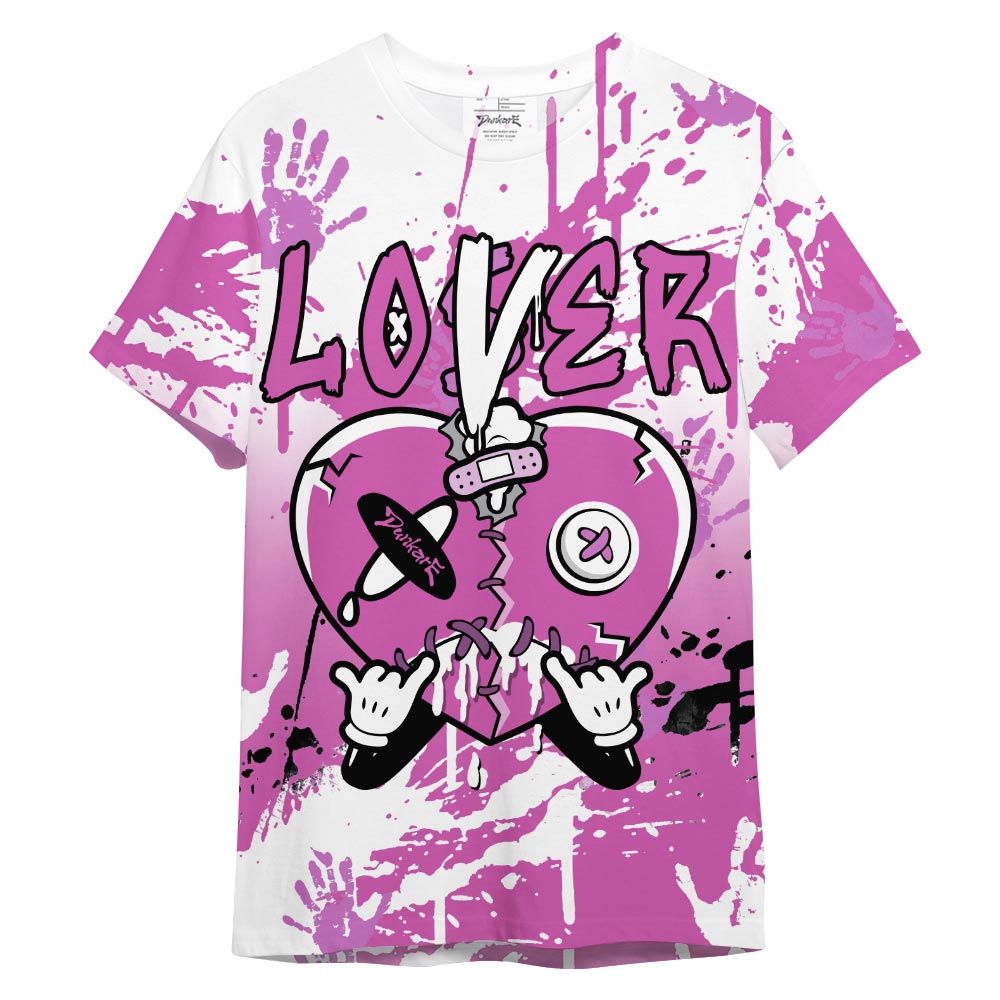 Shirt To Match Shirt Streetwear Loser Lover Drip Heart, Hyper Violet 4s T-- To Match Sneaker Hyper Violet 4s Graphic Tee NCT
