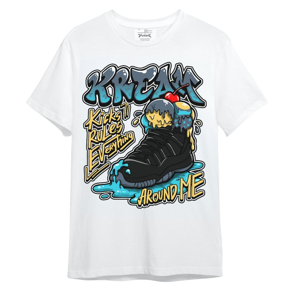Shirt To Match Retro Gamma Blue 11s - Kream Kicks Rule Everything Graphic