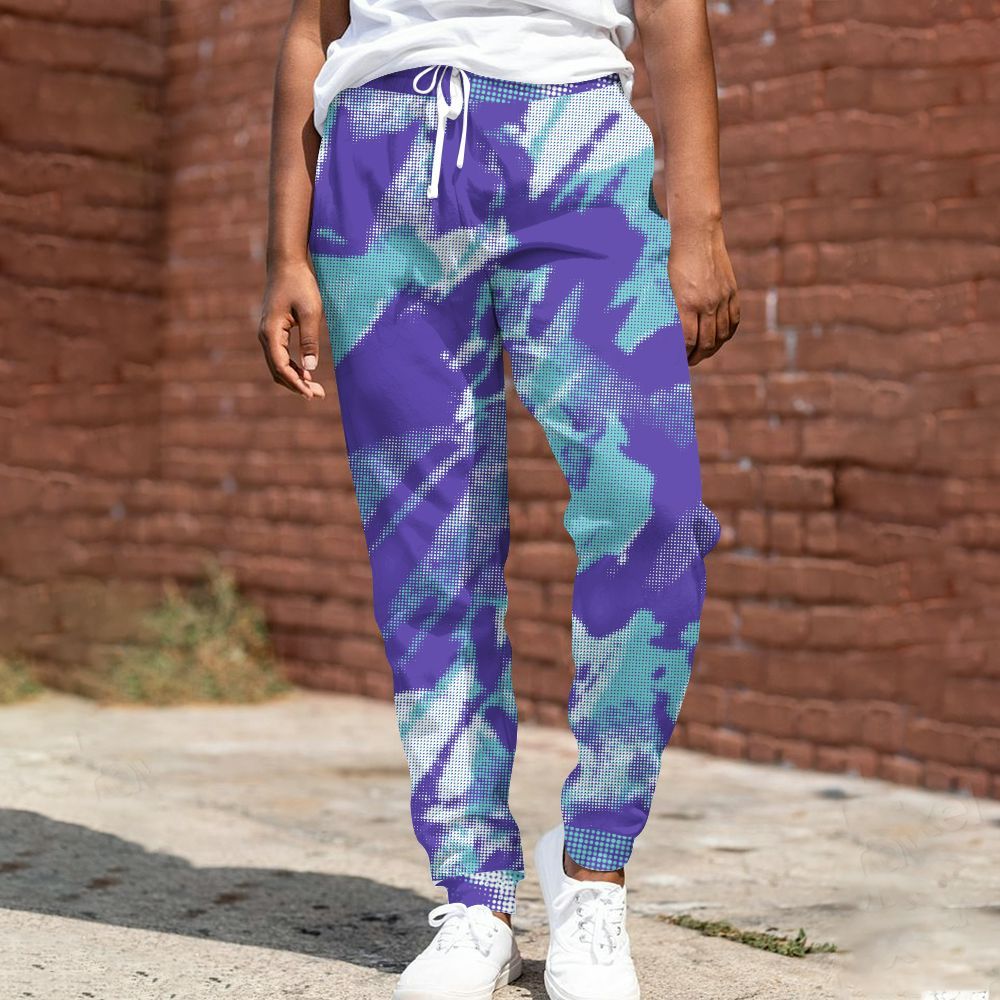 Sweatpant To Match Low Hornets 1s - Abstract Halftone Graphic All Over Print