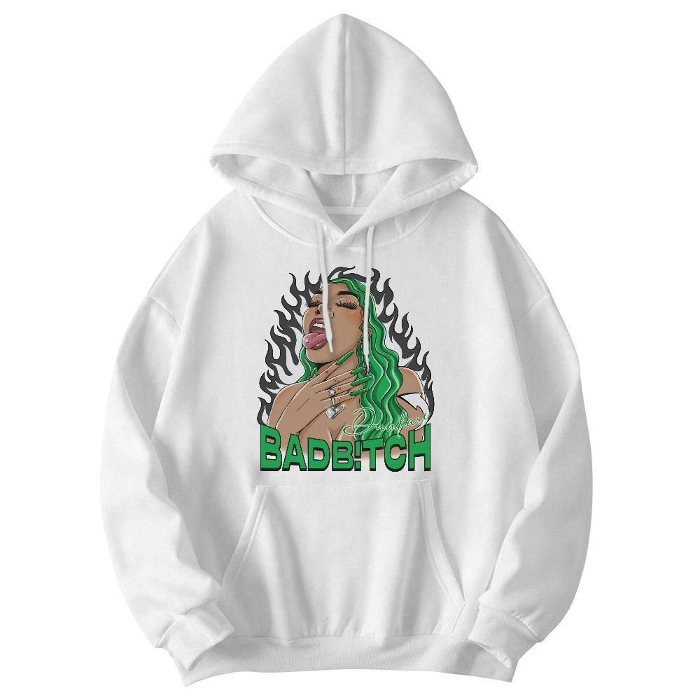 Sweatshirt To Match Low Lucky Green 1s - Bad B!tch Graphic