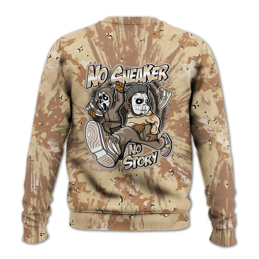 Sweatshirt To Match Desert Camo 3s - Sneakers Make Story Graphic Luxury All Over Print