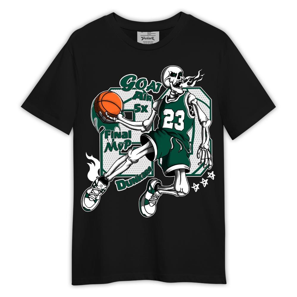 Shirt To Match Oxidized Green 4s - 23 G.O.A.T Basketball Shirt Outfit