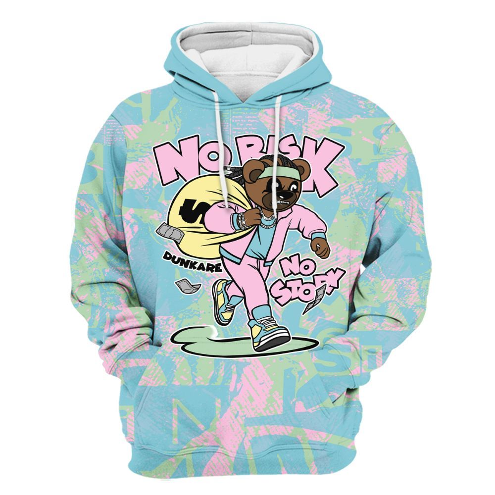 Hoodie To Match SB Dunk Low Visty - Certain Bear Abstract Graffiti All Over Print