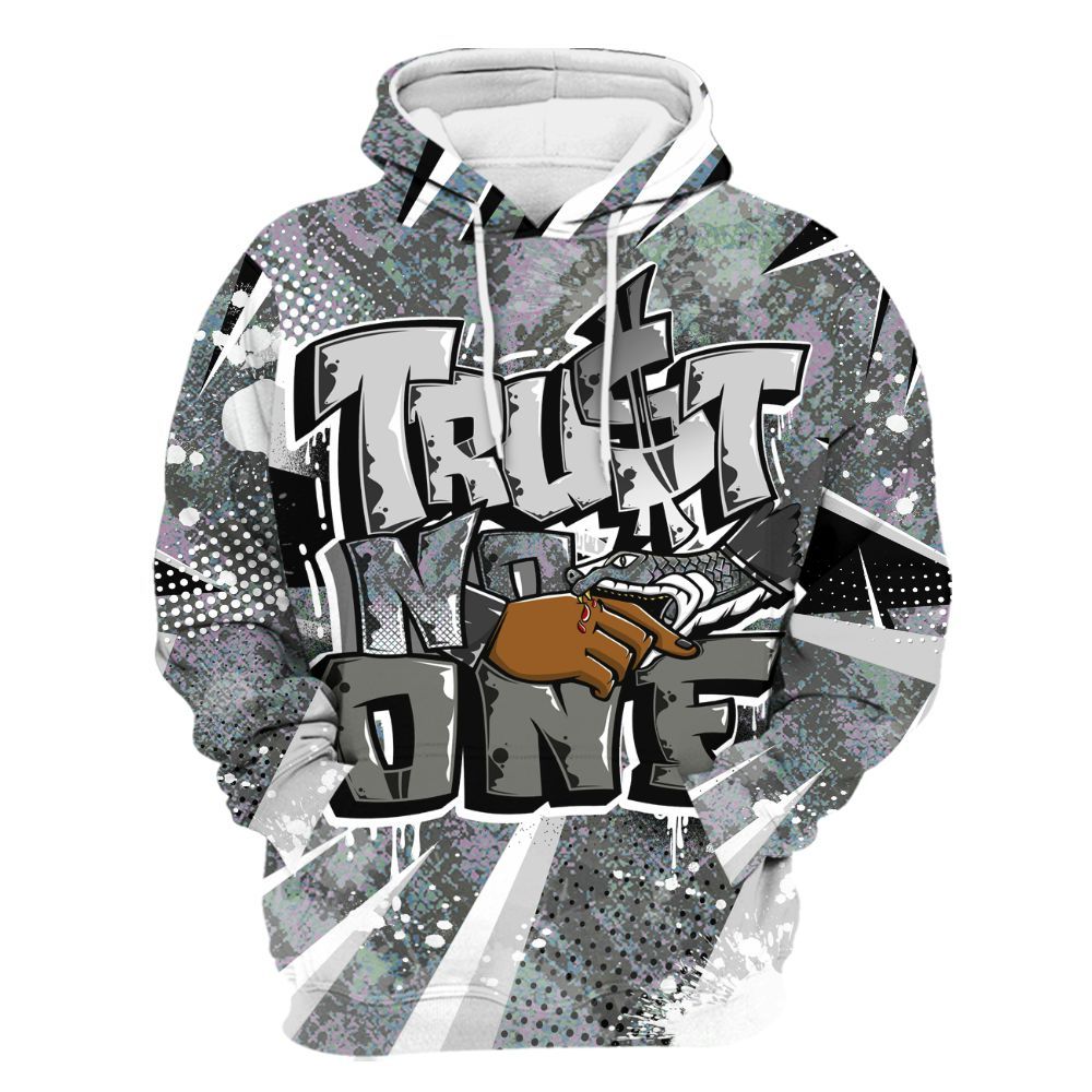 Hoodie To Match Low CNY Year Of The Snake 11s - Poly Trust No One Dripping All Over Print