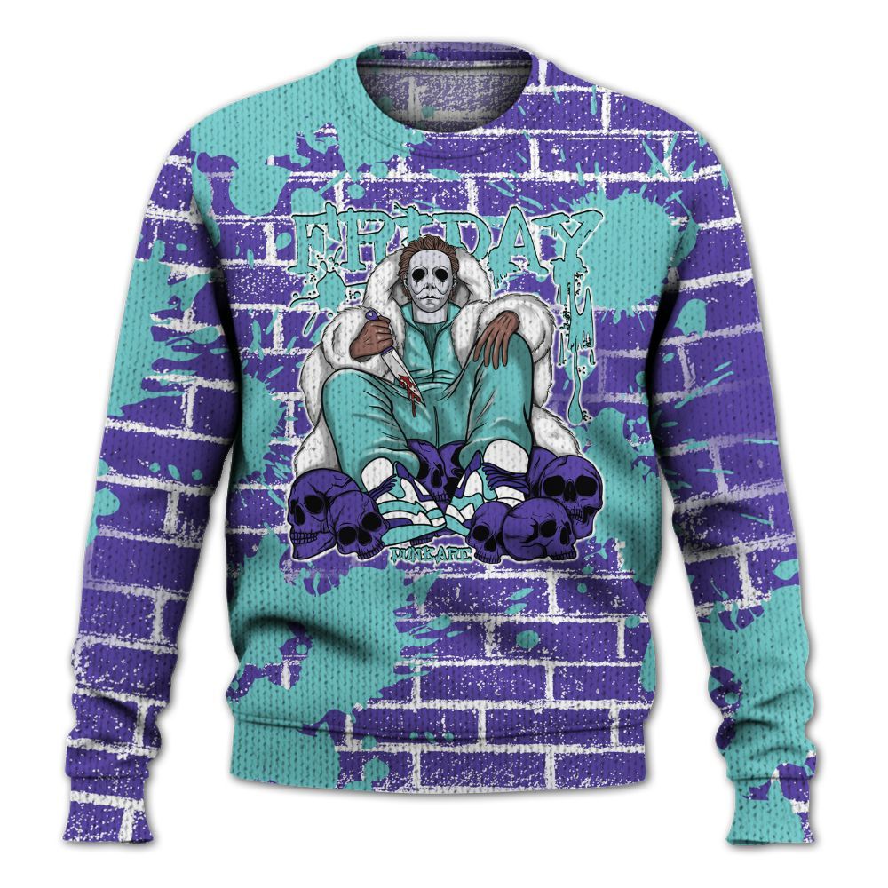 Knitted Sweater To Match Low Hornets 1s - Friday Brick