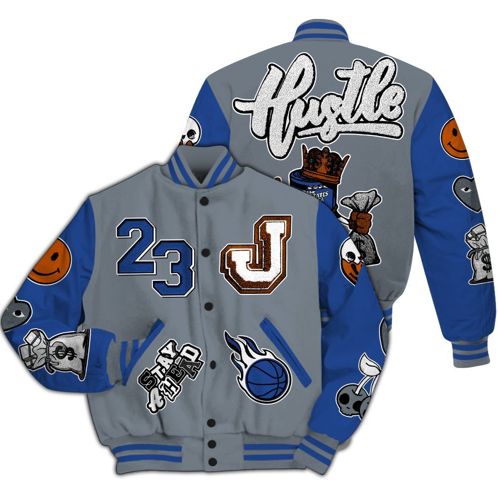 Varsity Jacket To Match RS-X GS League - Hustles Money Number 23 All Over Print