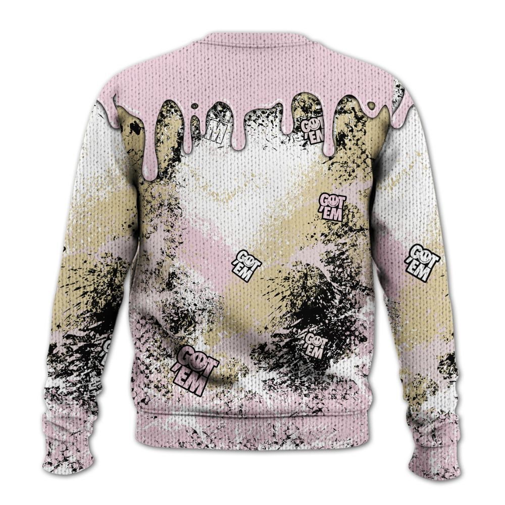Sweater To Match Denim Iced Carmine 4s - Dripping 23 Drip Graphic