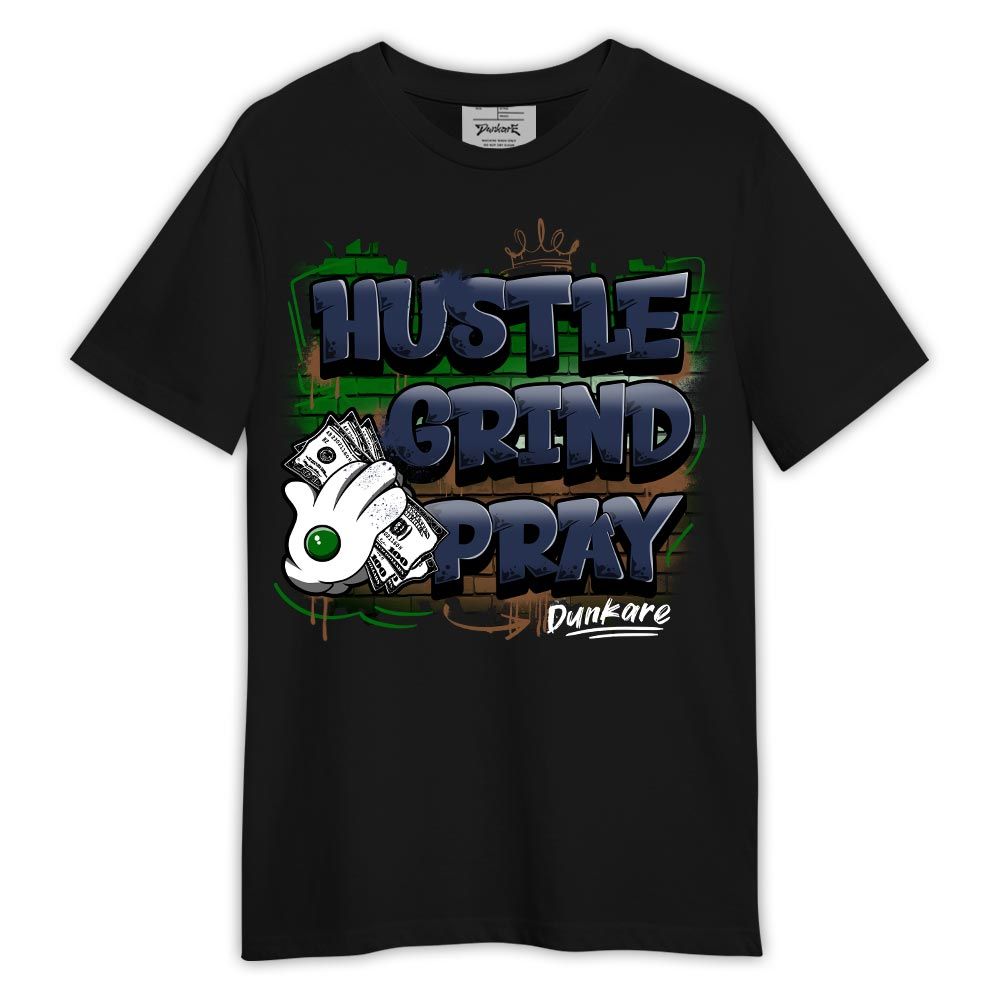 Shirt To Match Midnight Navy 13s - Husltes Grind Pray Shirt Outfit