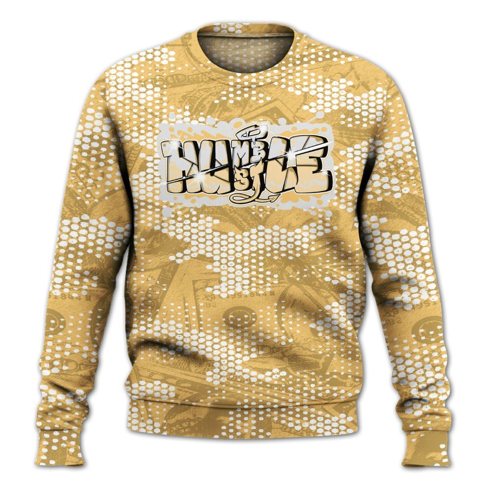 Sweatshirt To Match Craft Paris 6s - Humbled Hustles Graphic Banknotes All Over Print