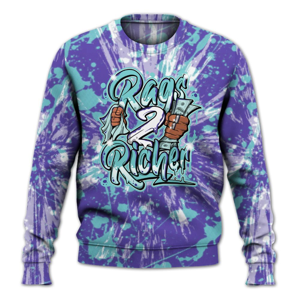 Sweatshirt To Match Low Hornets 1s - Rag 2 Rich Graphic Luxury All Over Print