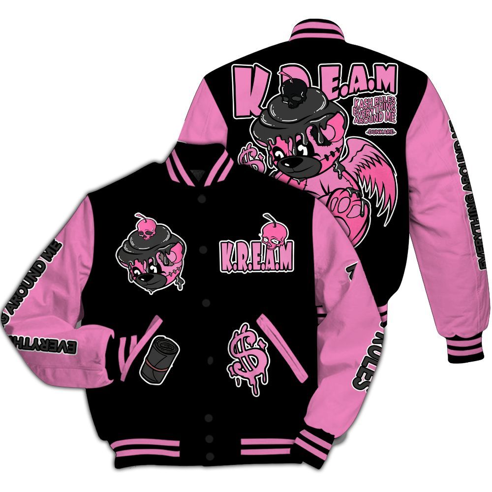 Varsity Jacket To Match Untouchable And Moments Black - Loot Bear All Over Print