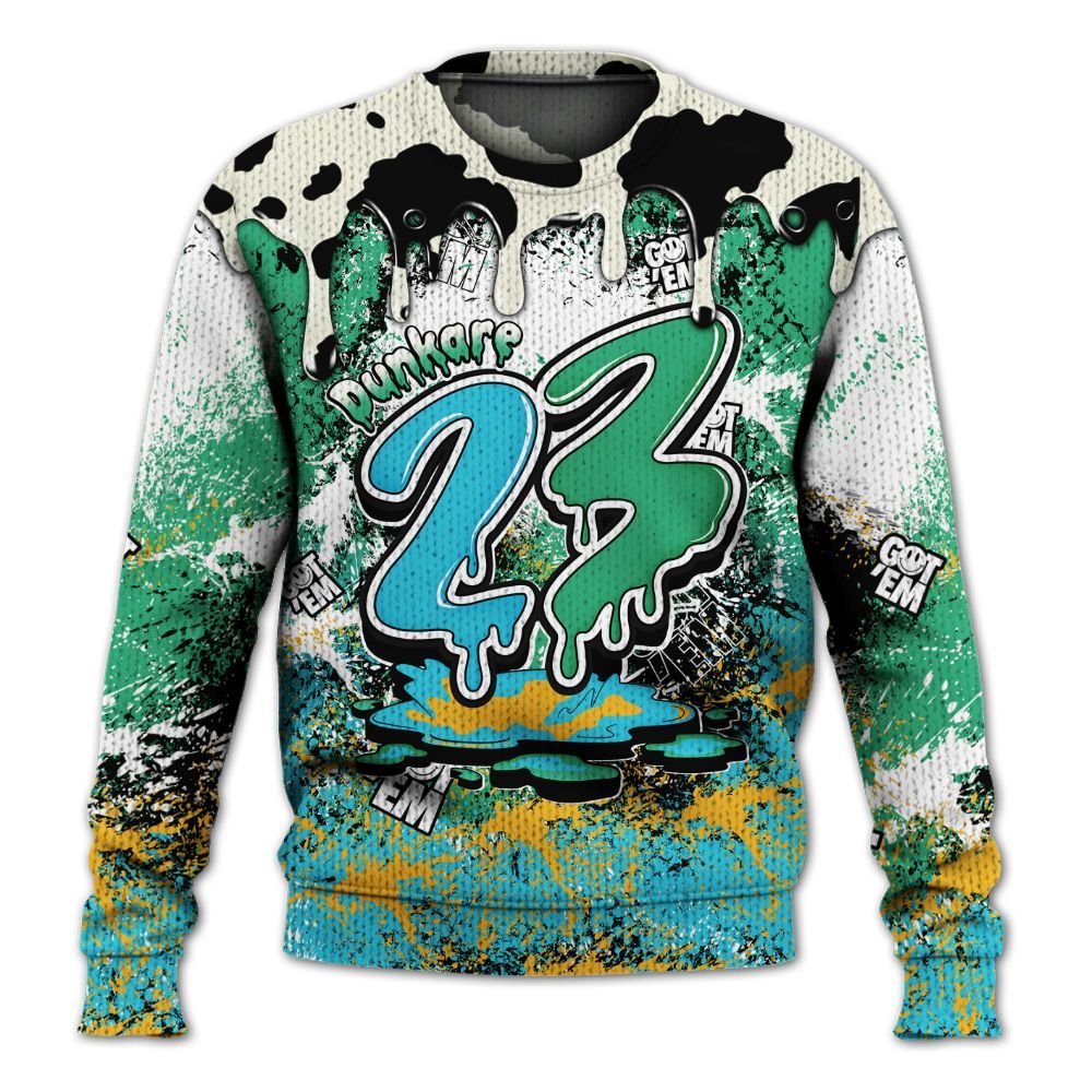 Knitted Sweater To Match Dunk Chunky Dunky - Dripping 23 Drip