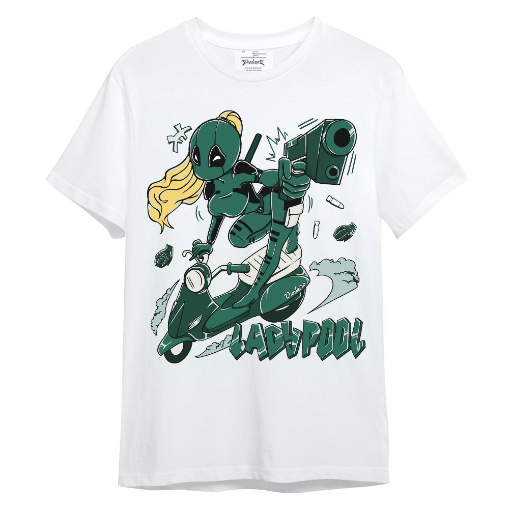 Shirt To Match Oxidized Green 4s - Lady Pool Cartoon Unisex Shirt