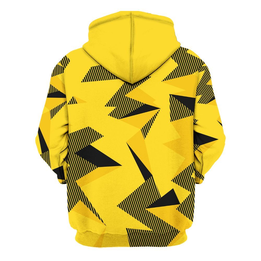 Hoodie To Match Retro Thunder 4s - Geometric Camouflage Pattern All Over Print