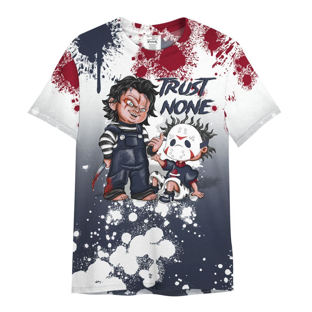 Shirt To Match OG Low Howard University 2026 1s - Trust No One Scary All Over Print
