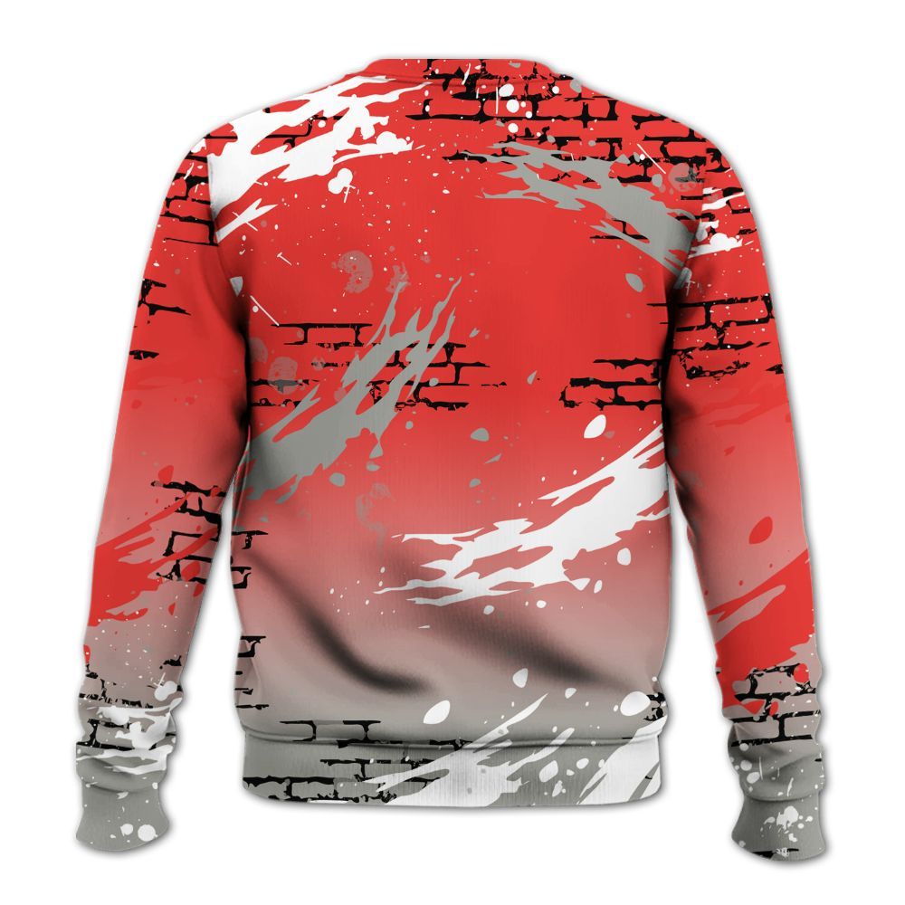 Sweatshirt To Match Vomero 5 Bright Crimson - Values Of Loyalty Drip All Over Print