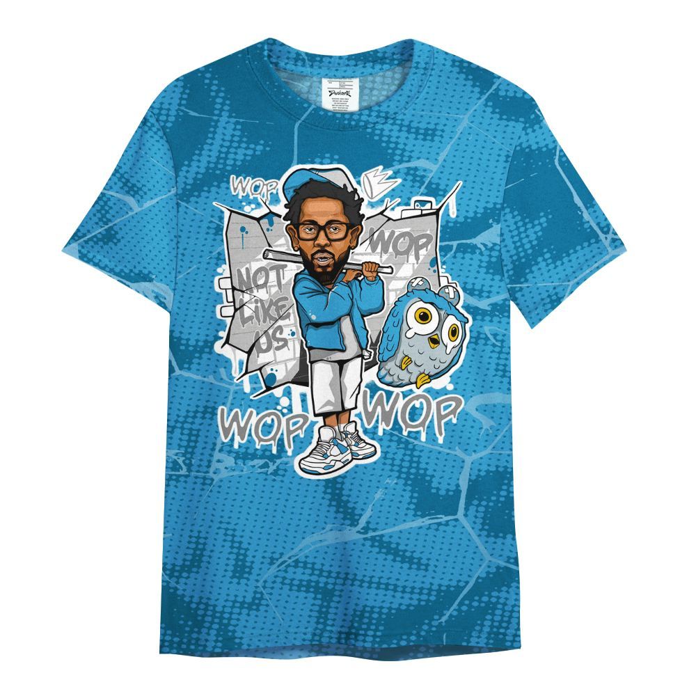 Shirt To Match Powder Blue 9s - None Like ComptonCity Graphic Crack All Over Print