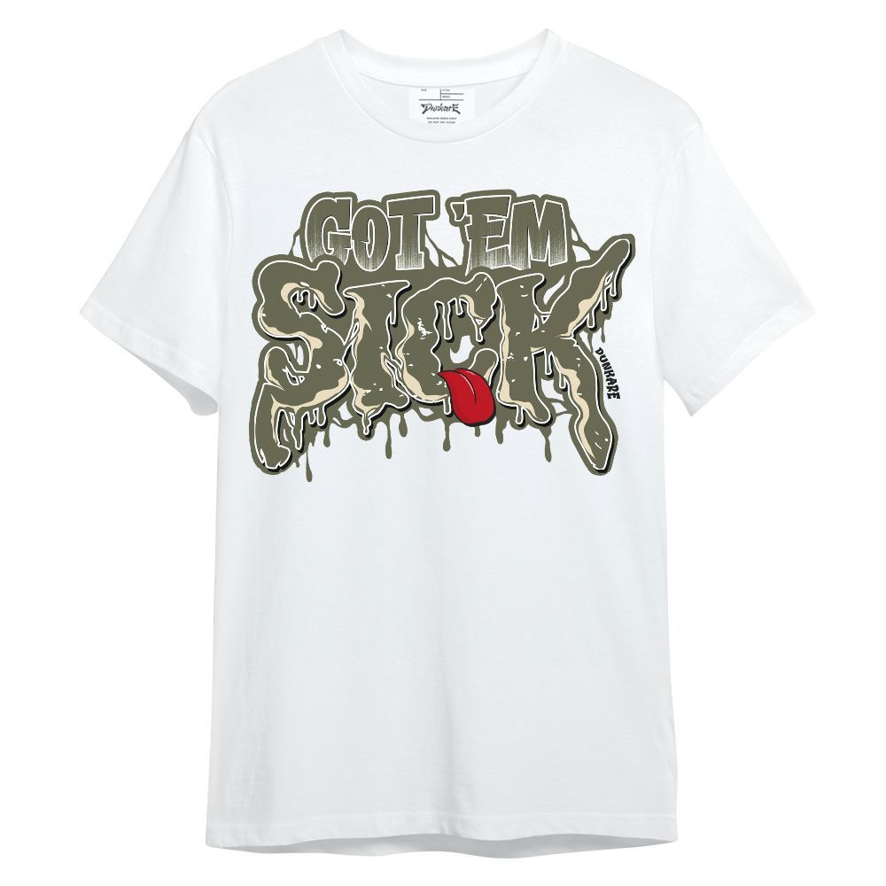 Shirt To Match Travis Scott Low OG Medium Olive 1s - Got EM Sick Unisex Shirt