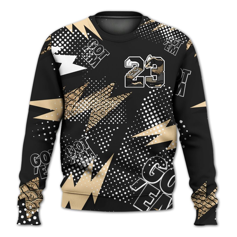 Sweatshirt To Match Kobe 9 EM Mambacita - Custom Name Number 23 5s All Over Print