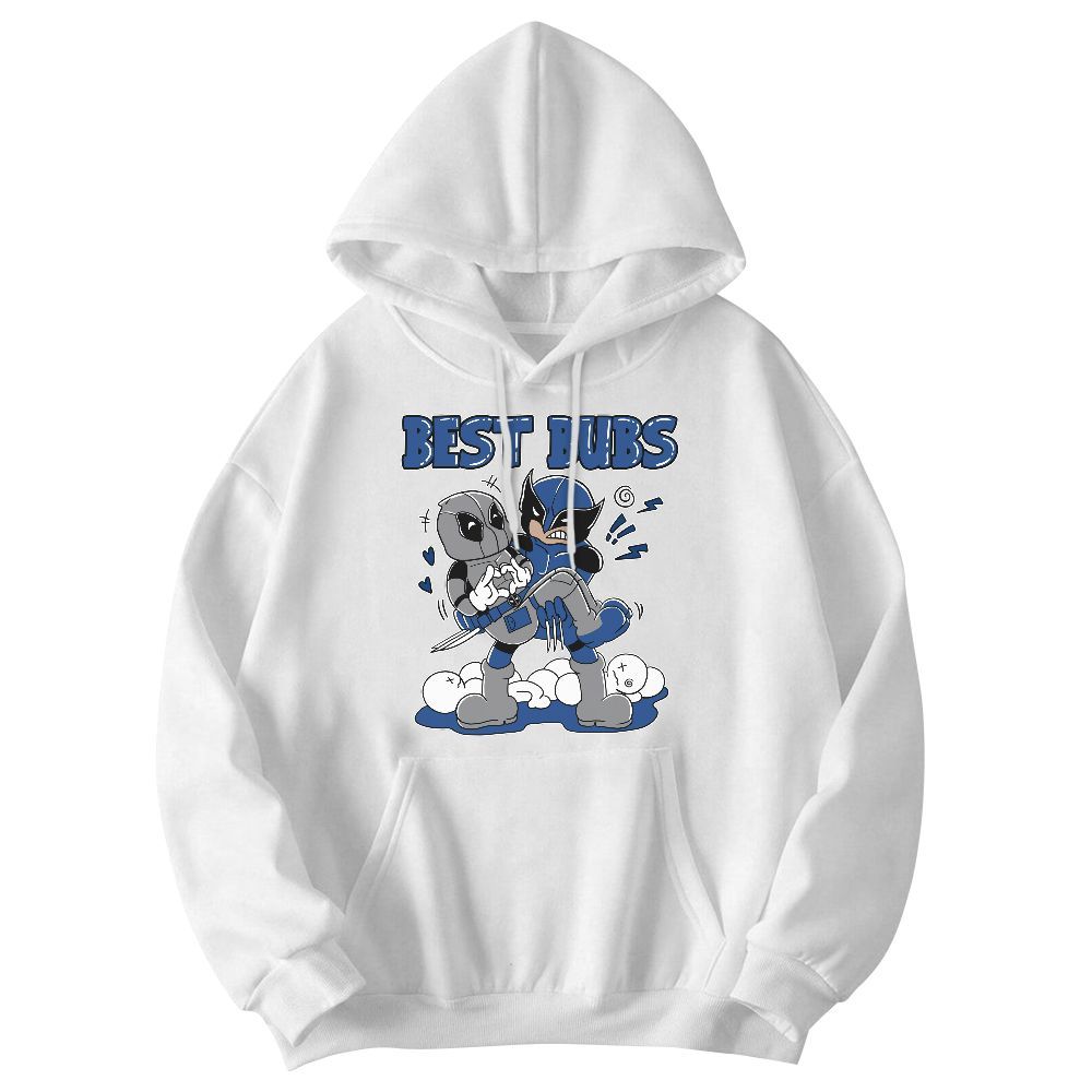 Sweatshirt To Match High OG True Blue 1s - Bubs Cartoon Graphic