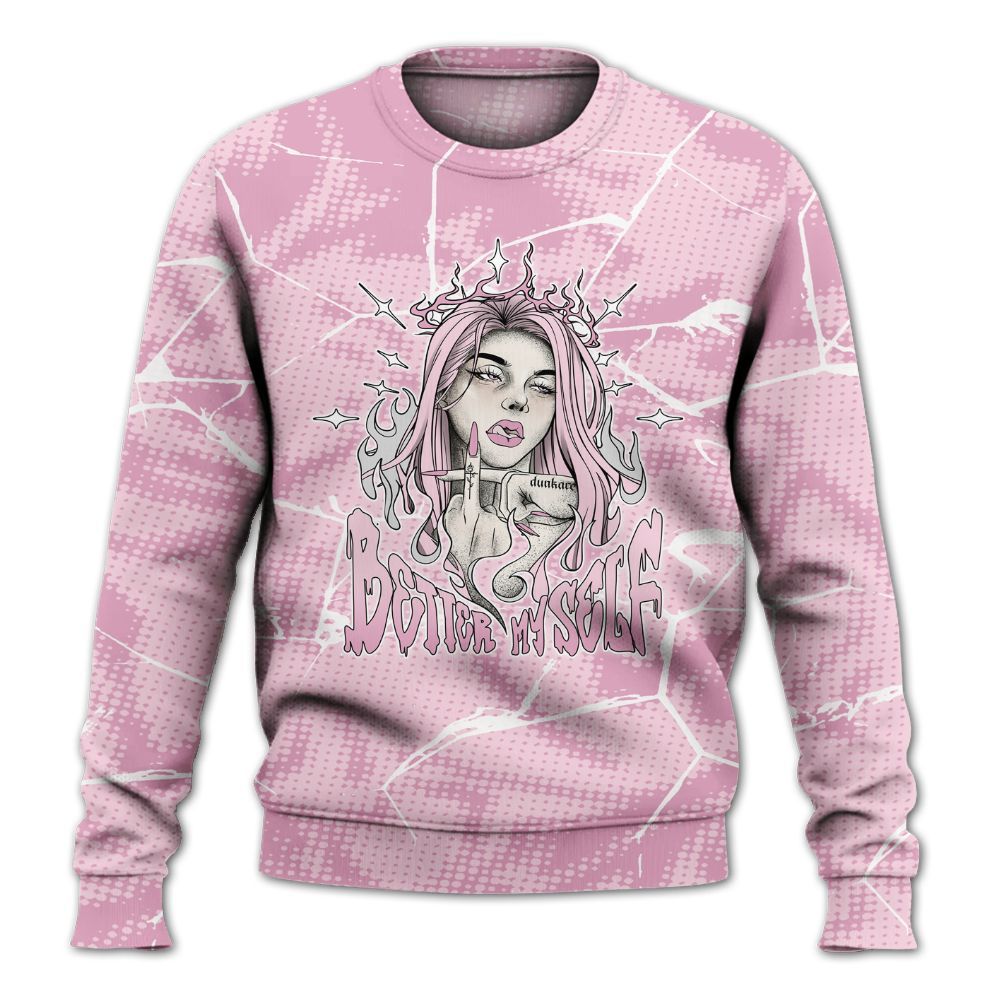 Sweatshirt To Match Orchid 4s - My-Self Crack Unique All Over Print