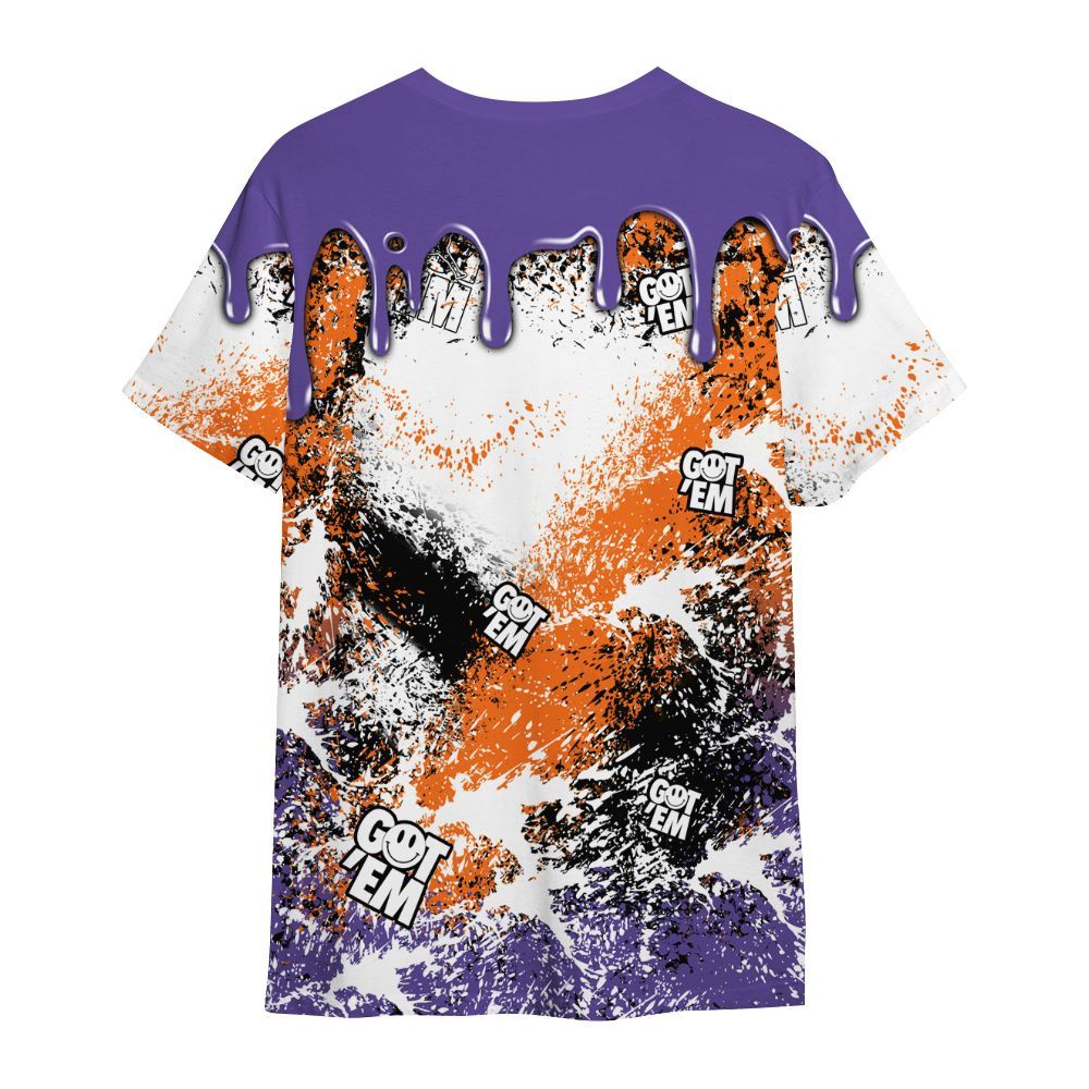 Shirt To Match Air Max Waffle SP Voltage Purple - Dripping 23 Drip All Over Print