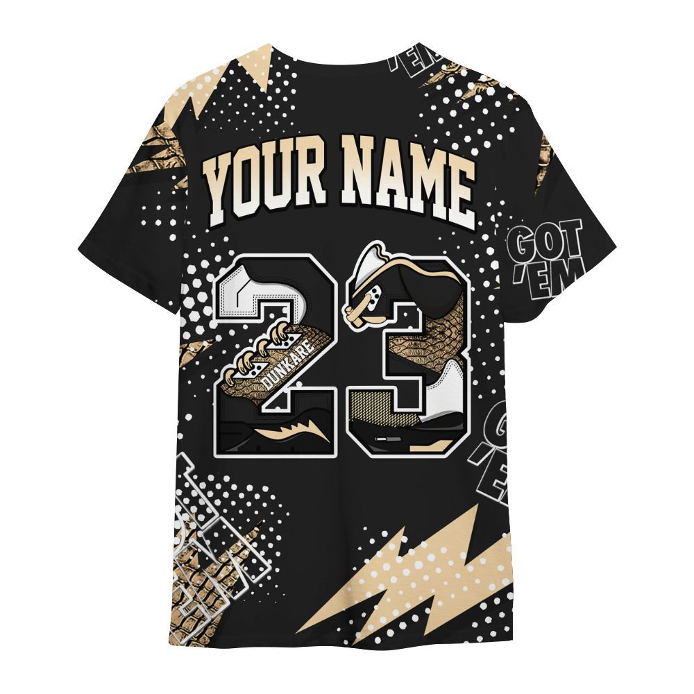 Shirt To Match Kobe 9 EM Mambacita - Custom Name Number 23 5s All Over Print