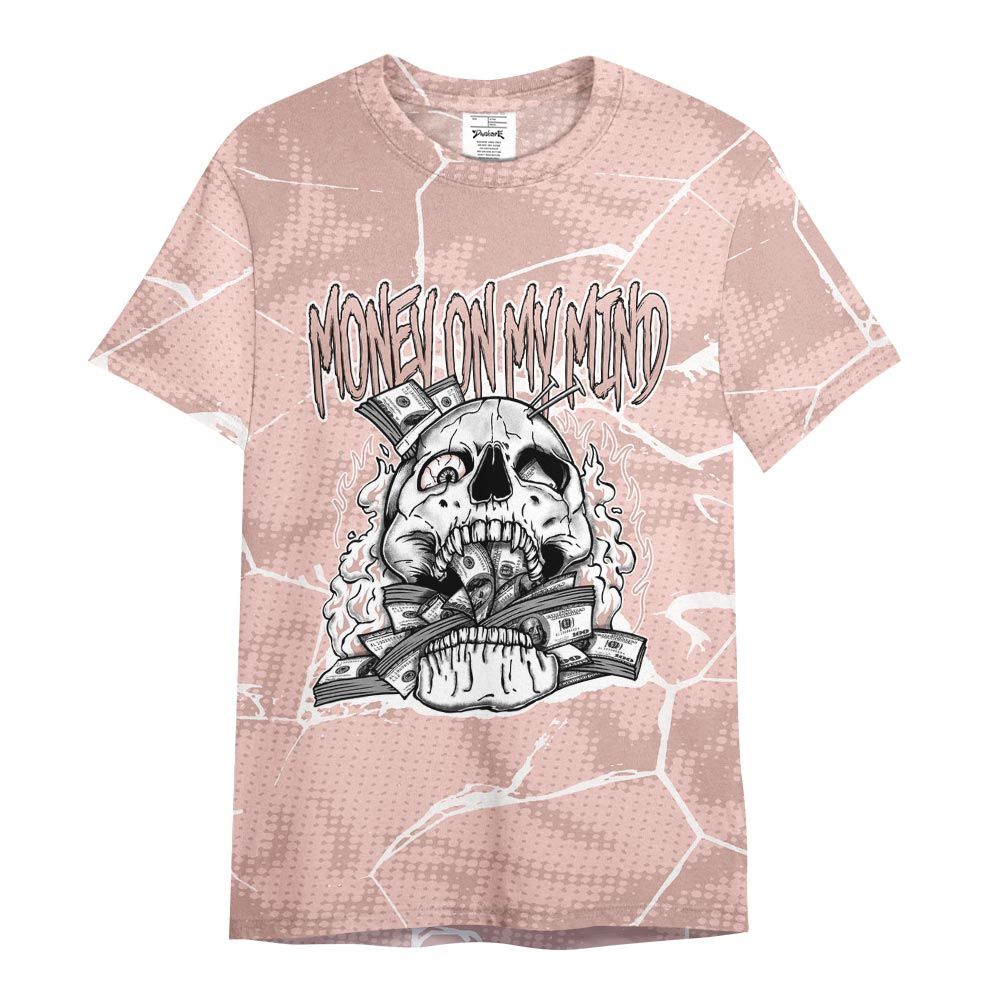 Shirt To Match Low Legend Pink 11s - MOMM Skeleton Crack Shirt Unisex