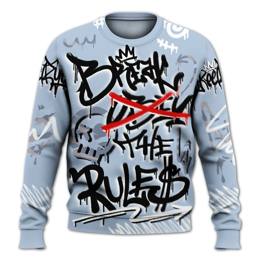 Sweatshirt To Match Ja 2 Induction - Break Rules Streetwear All Over Print