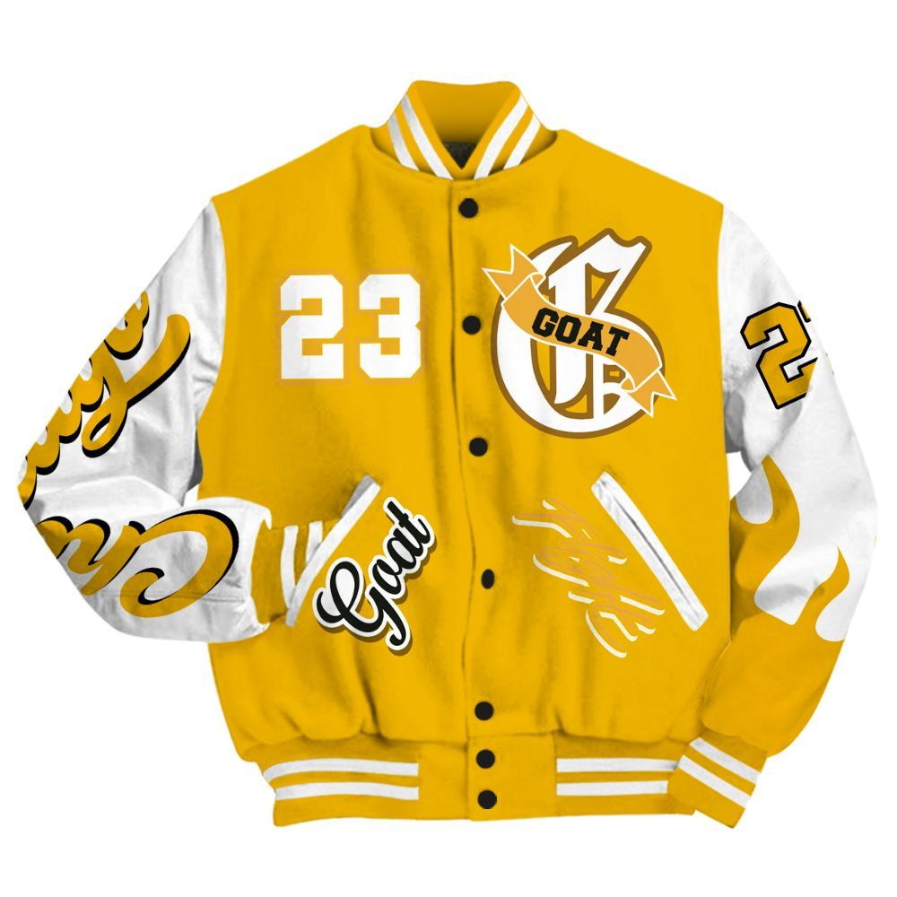 Varsity Jacket To Match Del Sol 13s - The G.O.A.T Flight Streetwear All Over Print
