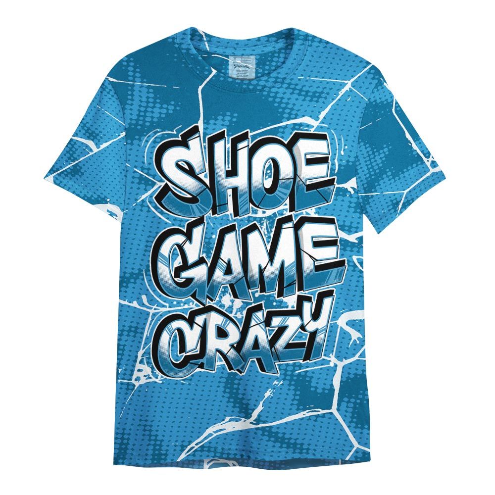 Shirt To Match Powder Blue 9s - Shoe Game Crazy White Graphic Crack Shirt Unisex