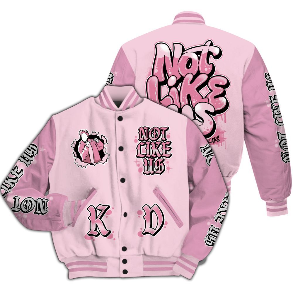 Varsity Jacket To Match Orchid 4s - None Like Us Graphic All Over Print